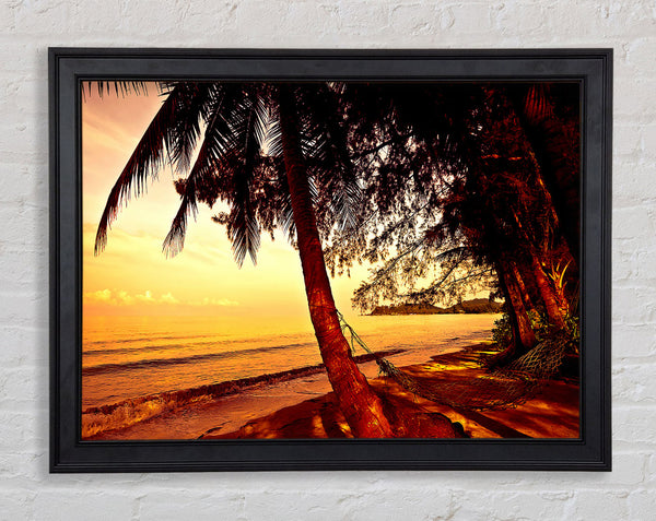 Beach Paradise Framed Print