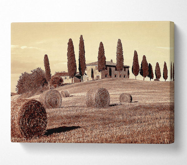  A Canvas Print of French Countryside Canvas Print