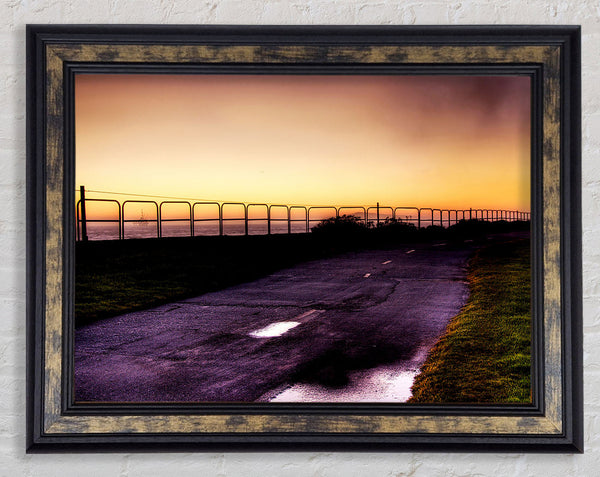 The Oceans Boardwalk Framed Print
