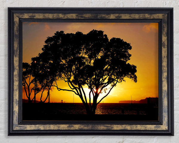 The Hidden Sun Framed Print