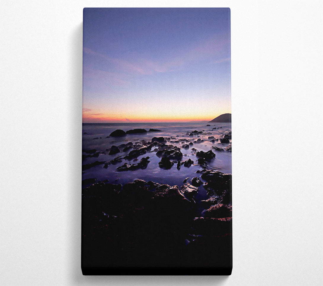  A Canvas Print of Ocean Rocks At First Light Canvas Print