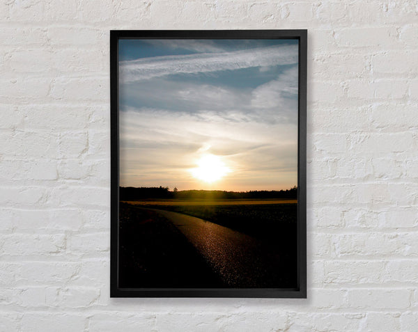 Road To The Sun Framed Print