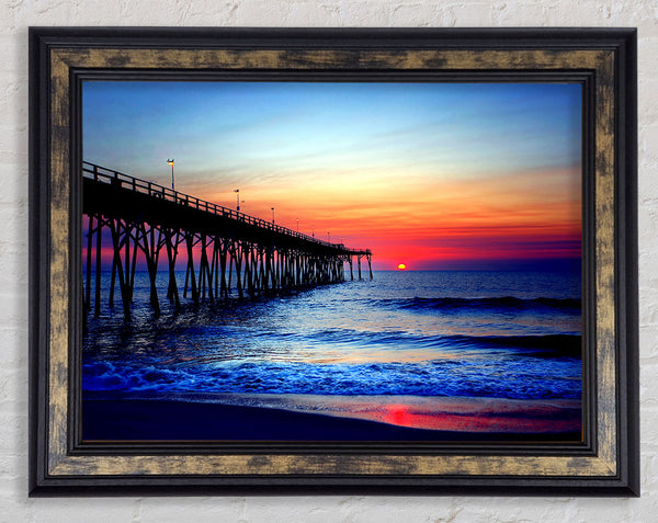 The Oceans Pier Framed Print