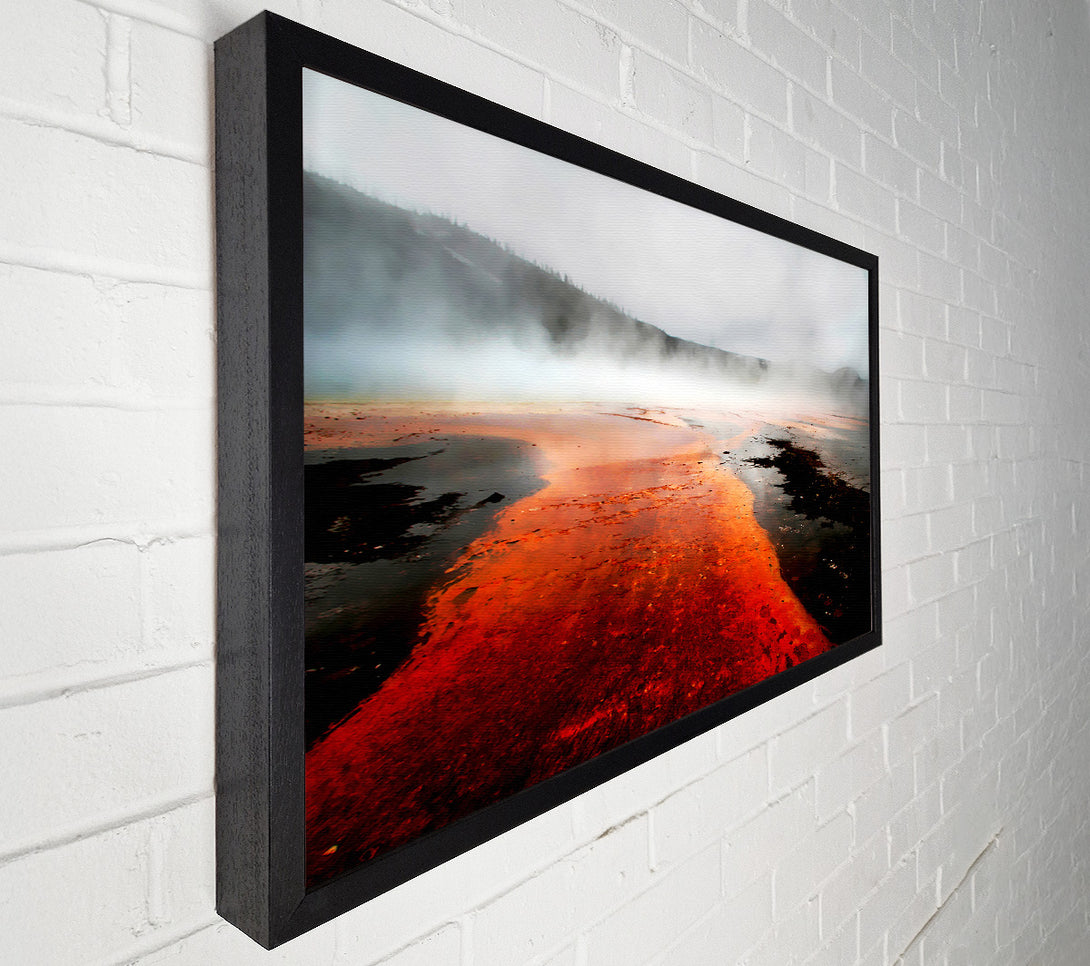  A Canvas Print of Red Lava Mist Canvas Art