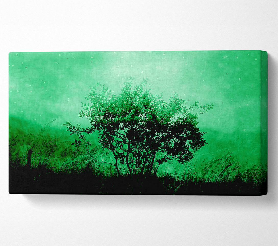  A Canvas Print of Emerald Tree Canvas Wall Art