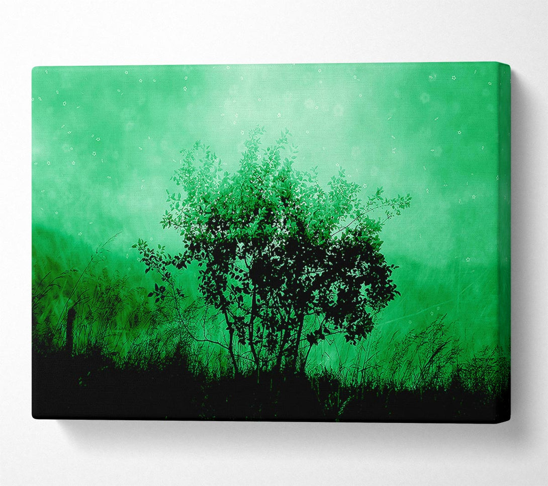  A Canvas Print of Emerald Tree Canvas Wall Art