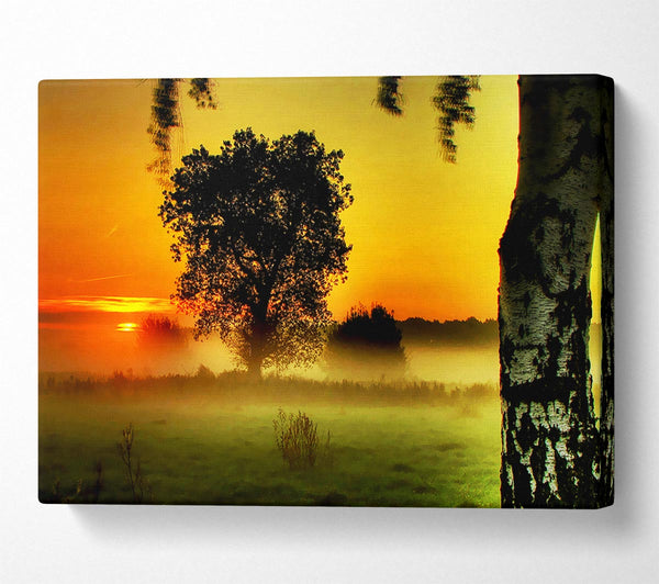  A Canvas Print of Surreal Ocean Mist Canvas Art