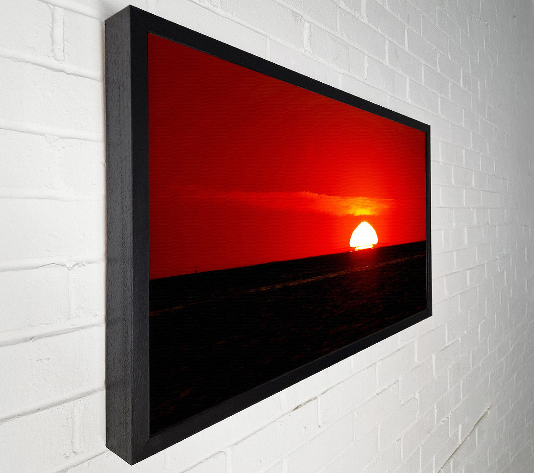  A Canvas Print of Red Ocean Glory Canvas Wall Art