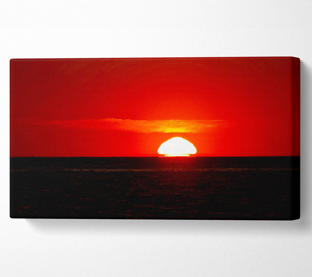  A Canvas Print of Red Ocean Glory Canvas Wall Art