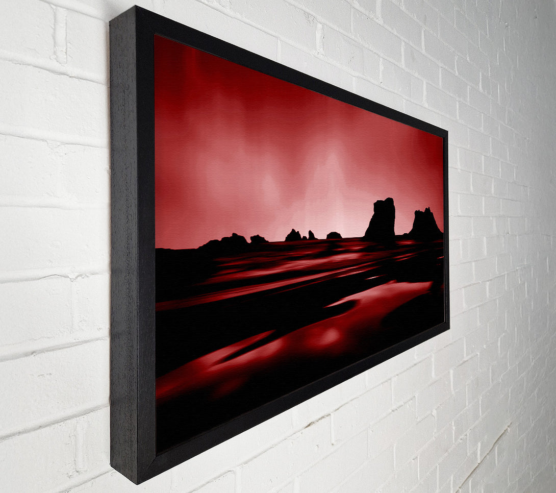  A Canvas Print of Red Night Sky Canvas Print