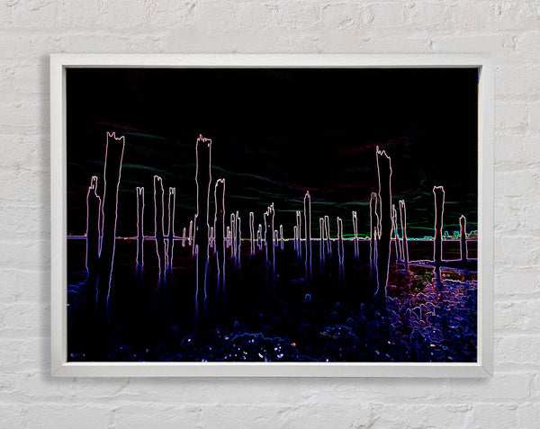 Drift Wood Framed Print