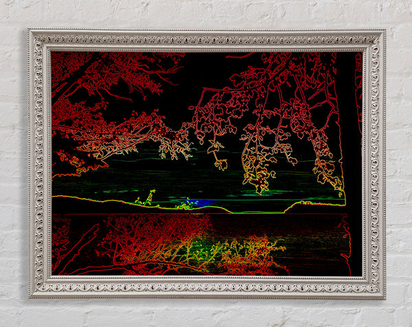 Hill Top View Framed Print