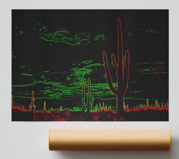 Cactus Print