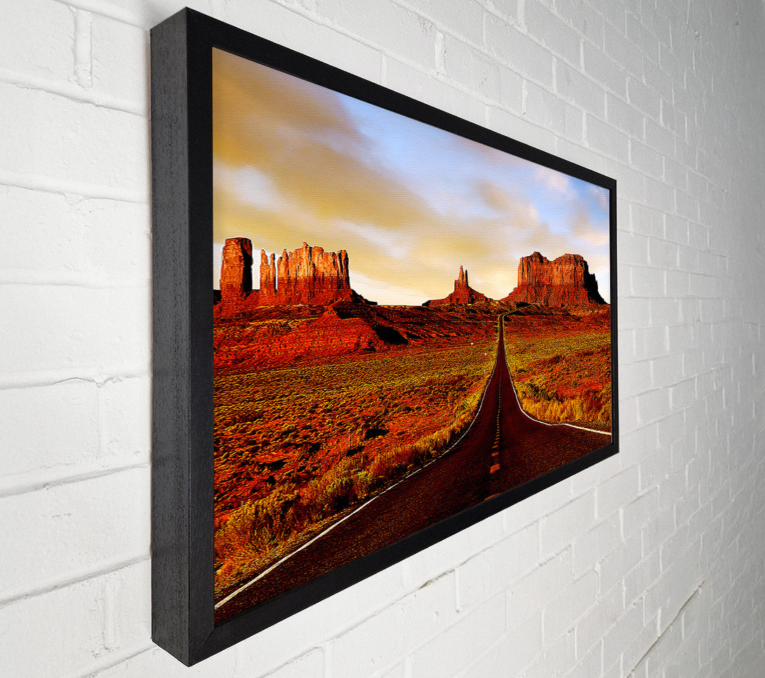  A Canvas Print of The Road To Monument Valley Canvas Print
