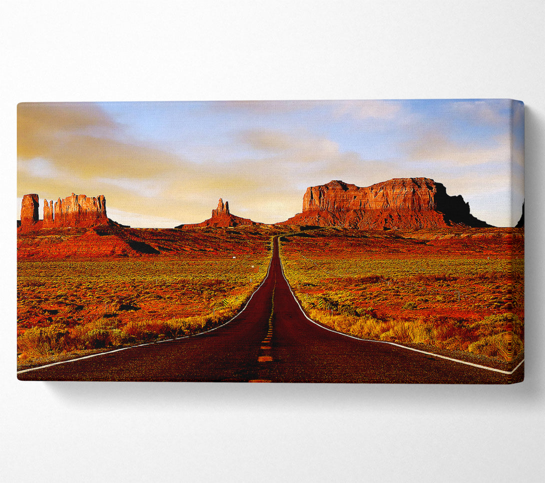  A Canvas Print of The Road To Monument Valley Canvas Print