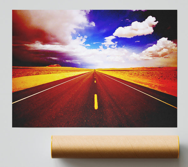 The Red Road To Nowhere Giclee Print