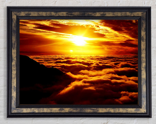 Heavens Gateway Framed Print