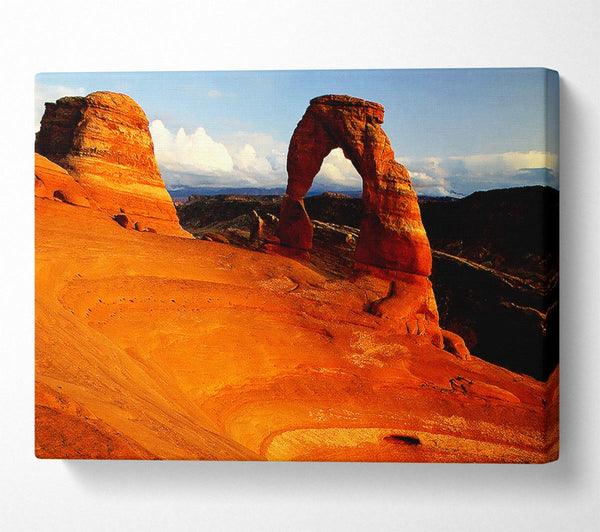  A Canvas Print of Canyon Solace Canvas Art