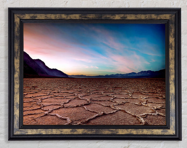 Desert Patterns Framed Print