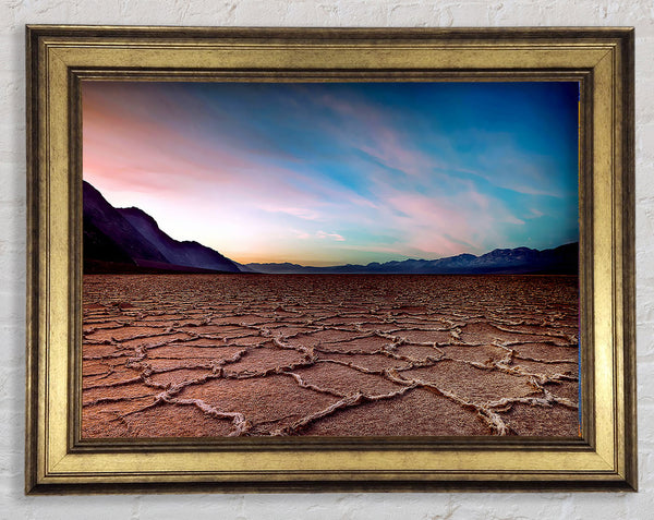 Desert Patterns Framed Print