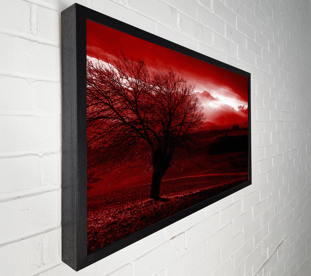  A Canvas Print of Yorkshire Dales Red Canvas Wall Art
