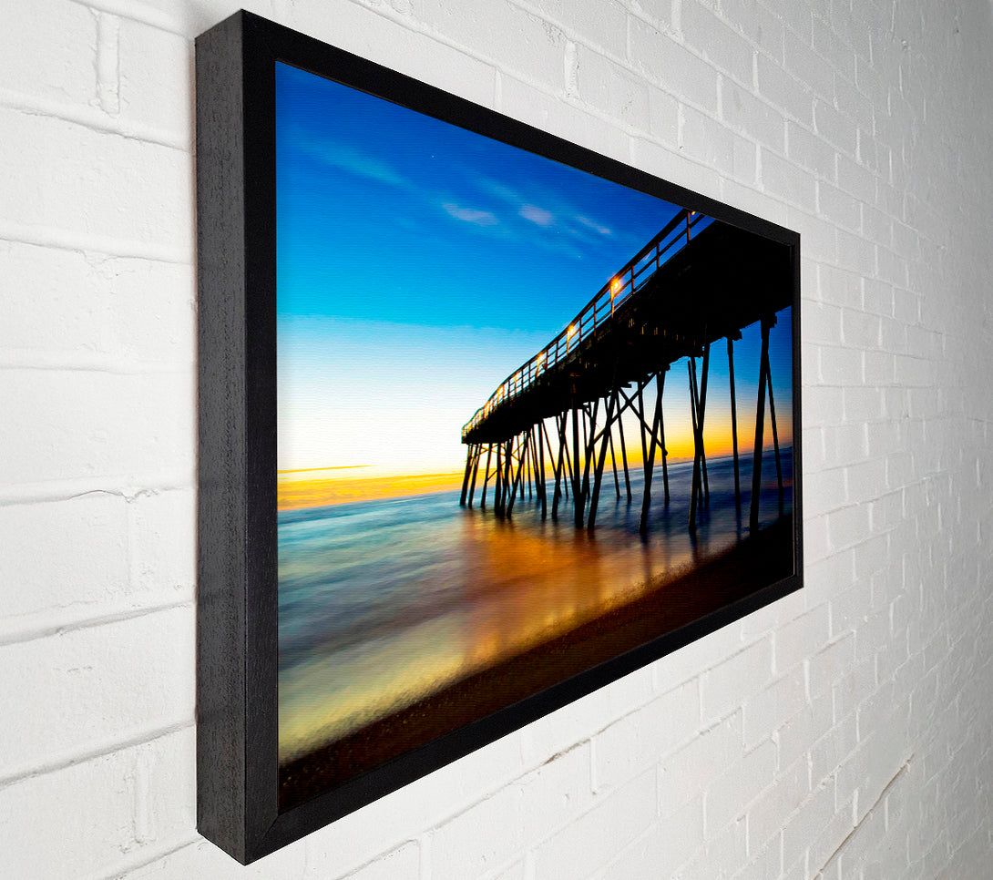  A Canvas Print of Under The Stunning Pier Canvas Print