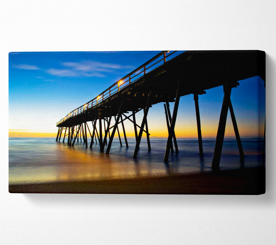  A Canvas Print of Under The Stunning Pier Canvas Print