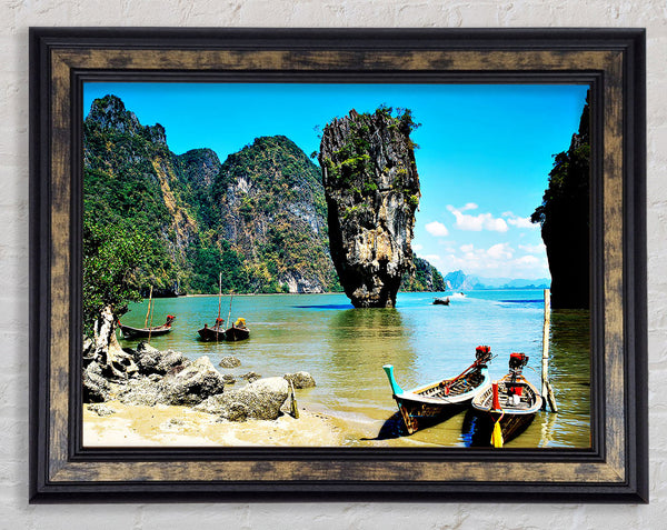 Paradise Cove Framed Print