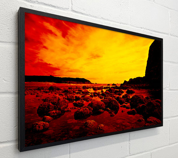 Red Ocean Boulders