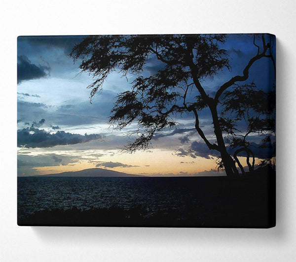  A Canvas Print of Blue Ocean Calm Canvas Wall Art