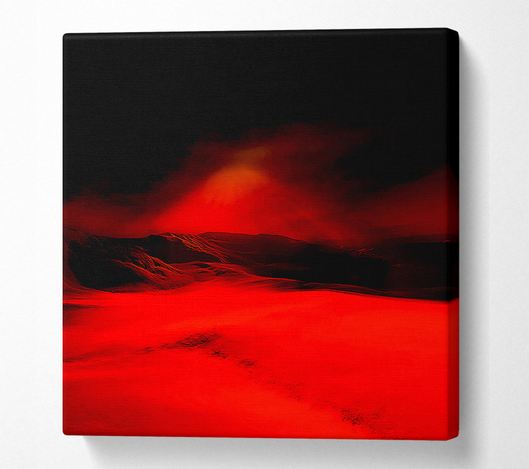  A Canvas Print of Red Canvas Art