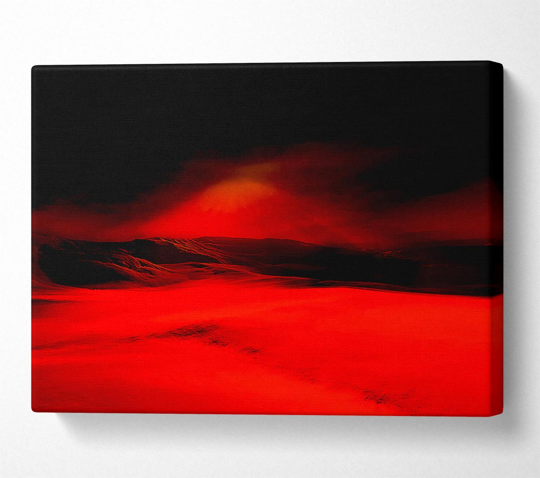  A Canvas Print of Red Canvas Art