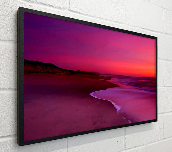 Pink Ocean Shore