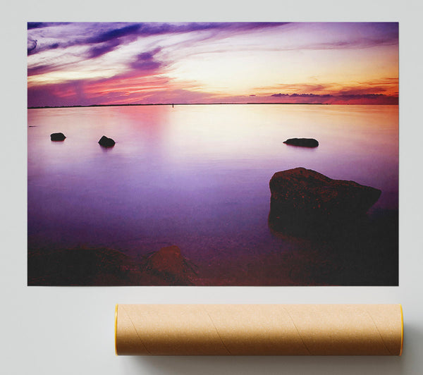 Tranquil Lilac Calm Print