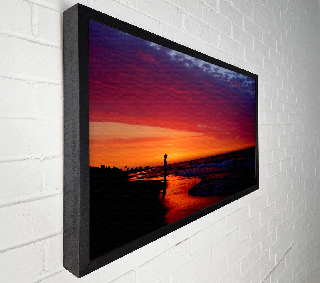  A Canvas Print of Red River Flows Canvas Wall Art