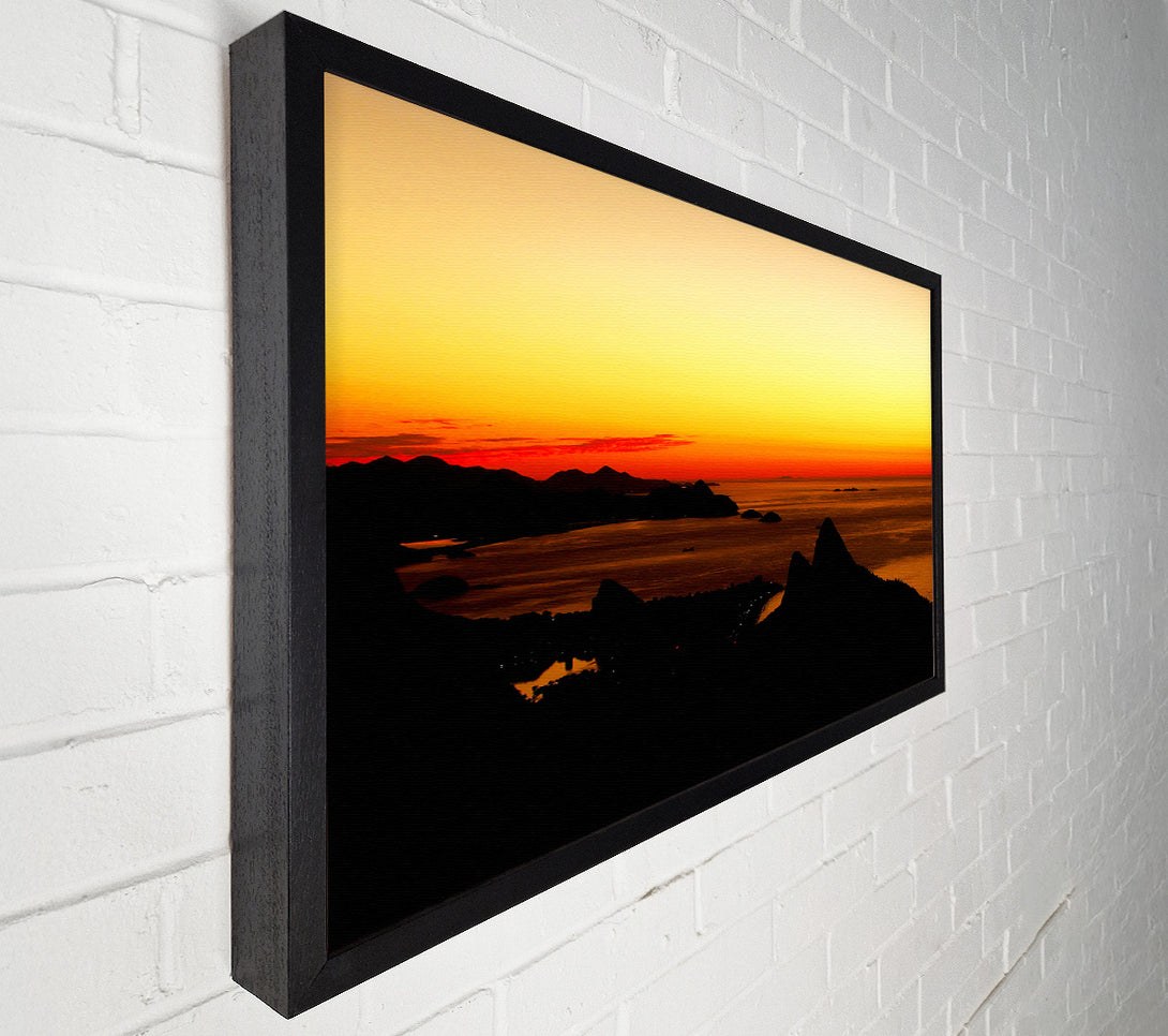  A Canvas Print of Ocean At First Light Canvas Print