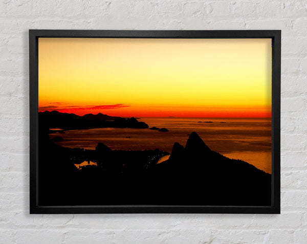 Ocean At First Light Framed Print