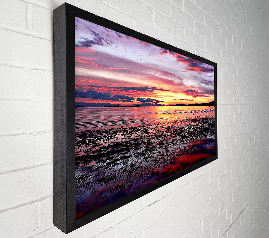  A Canvas Print of Rainbow Tides Canvas Art