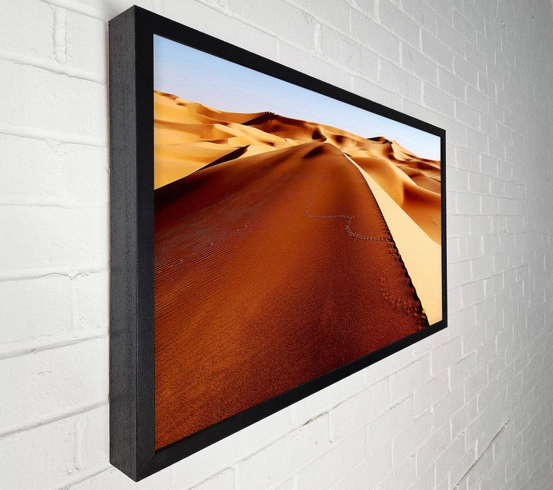  A Canvas Print of Sand Dune Patterns Canvas Print