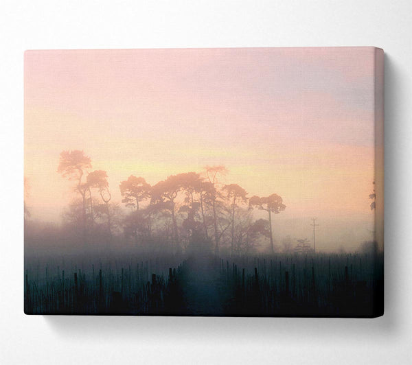  A Canvas Print of Yorkshire Dales Mist Canvas Print