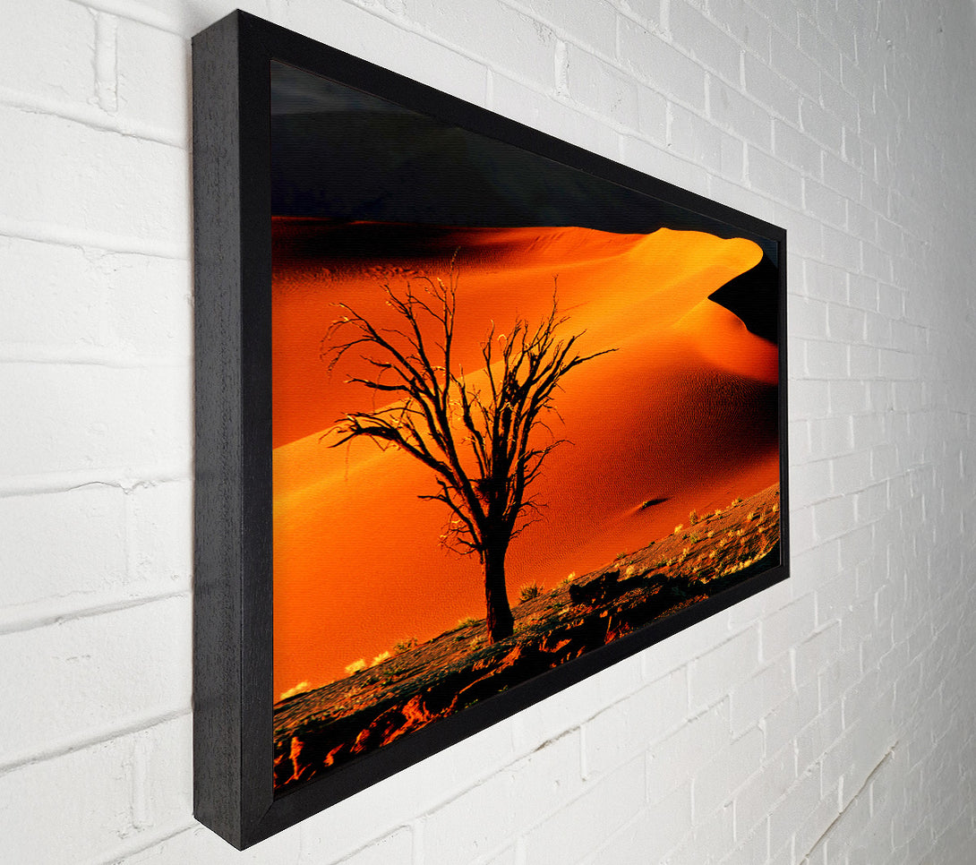  A Canvas Print of Red Desert Tree Canvas Wall Art