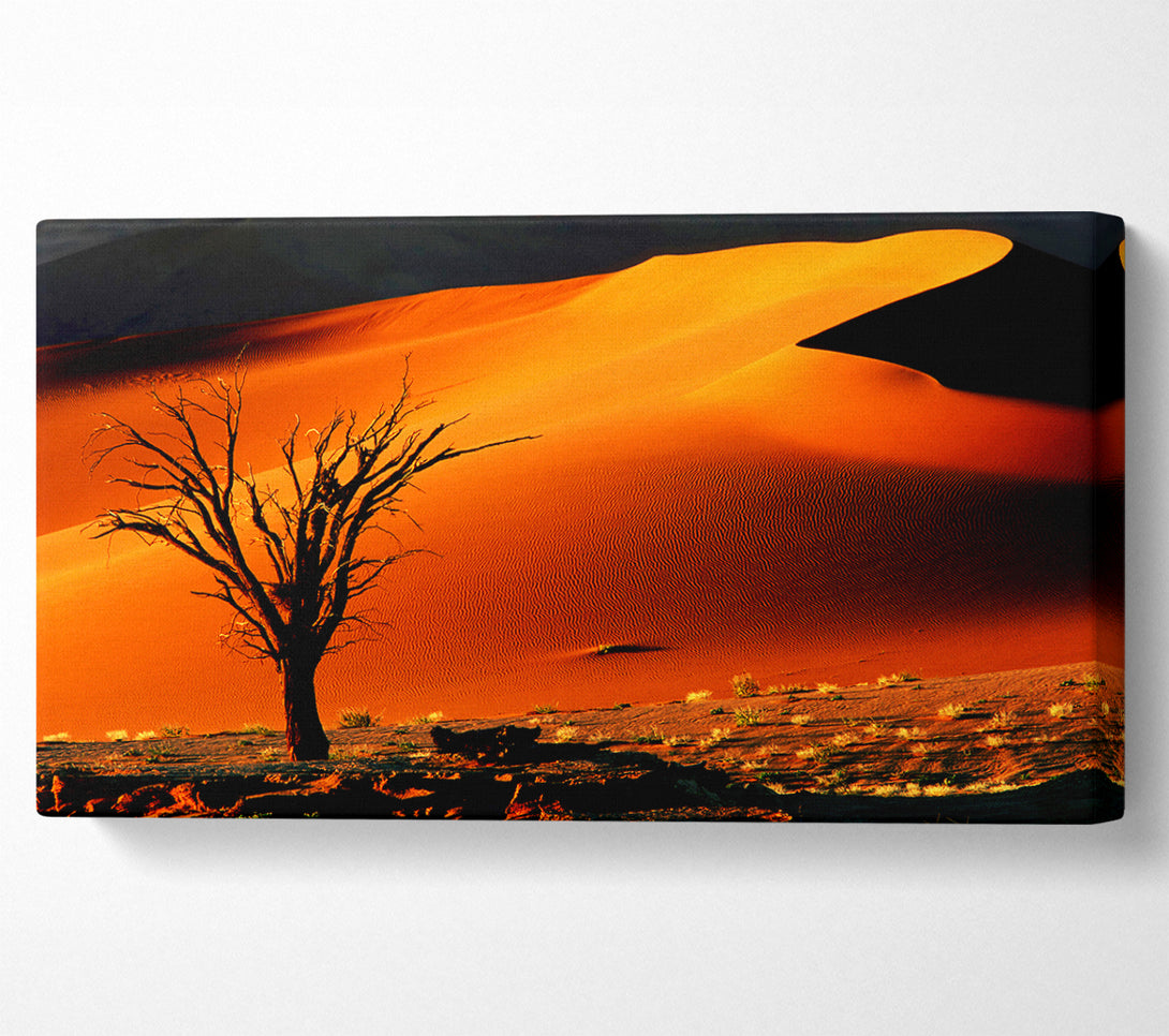  A Canvas Print of Red Desert Tree Canvas Wall Art