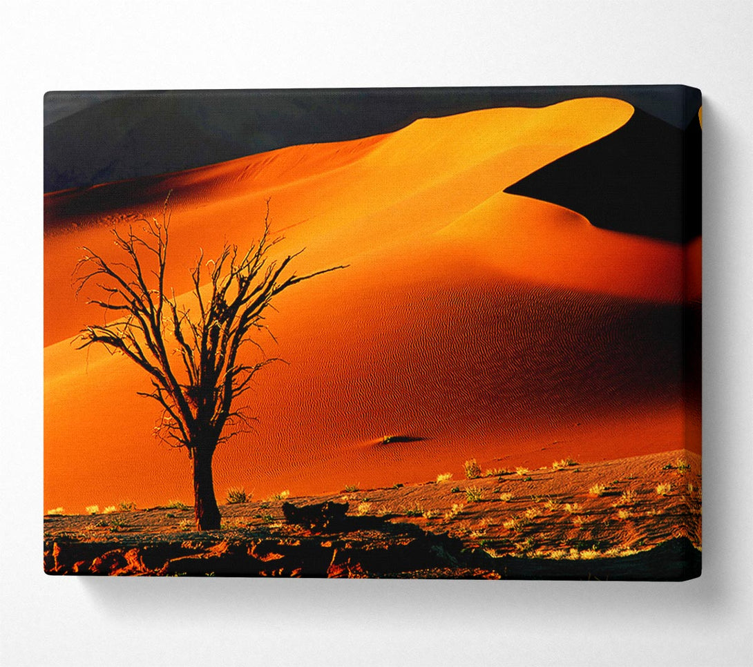  A Canvas Print of Red Desert Tree Canvas Wall Art