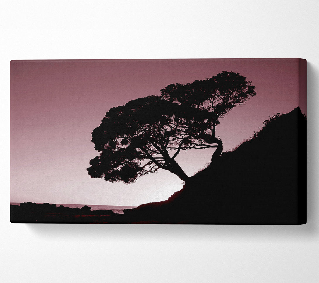  A Canvas Print of Mauve Tree Canvas Print