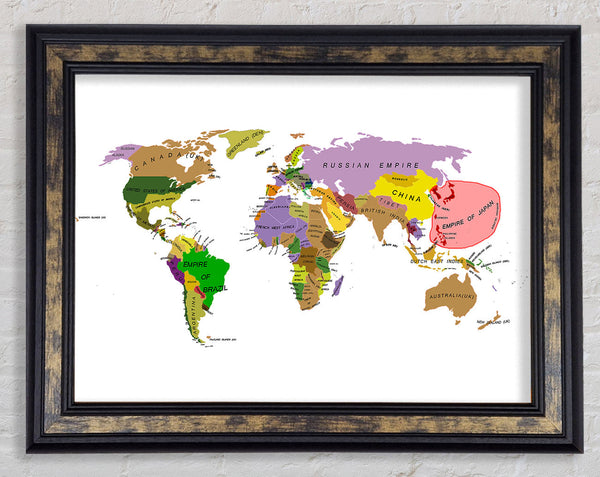 World Of 1914 Framed Print