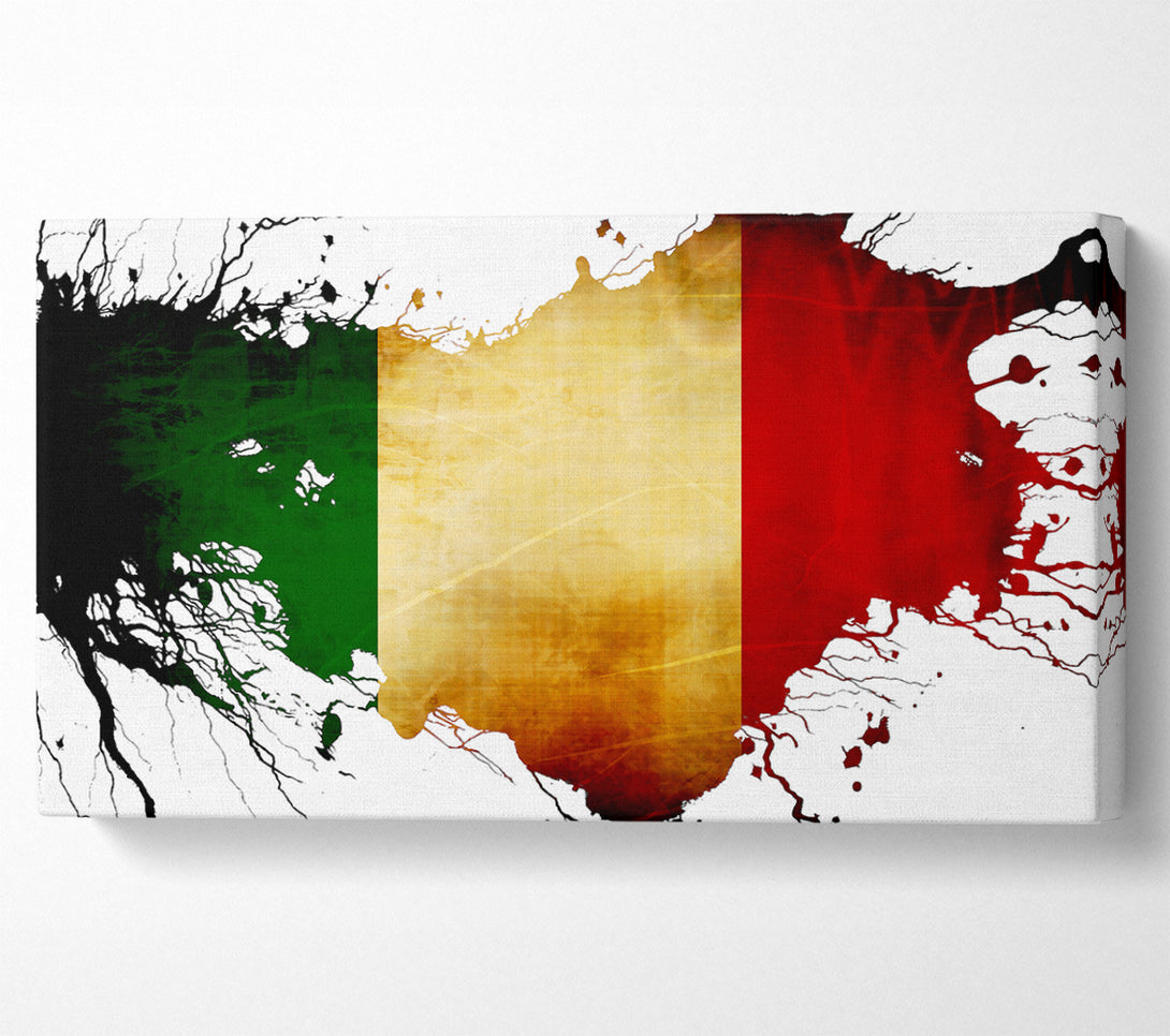  A Canvas Print of Italian Map Canvas Print