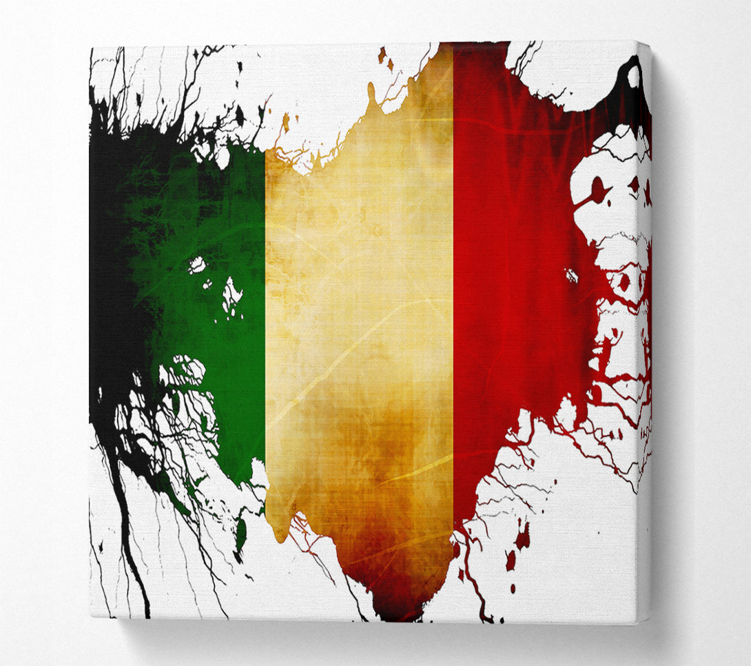  A Canvas Print of Italian Map Canvas Print