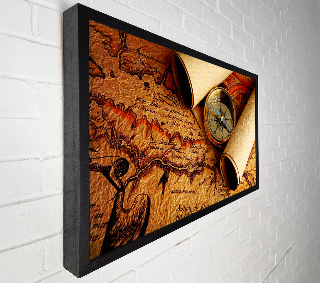  A Canvas Print of Old World Maps Canvas Print