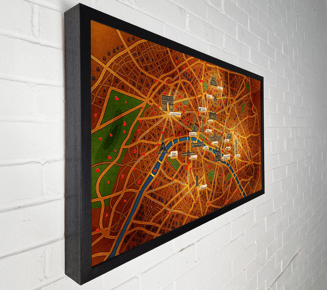  A Canvas Print of Monuments Of France Canvas Wall Art