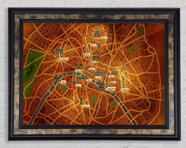 Monuments Of France Framed Print